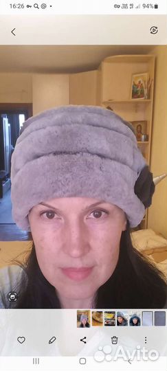 Шапка зимняя меховая женская