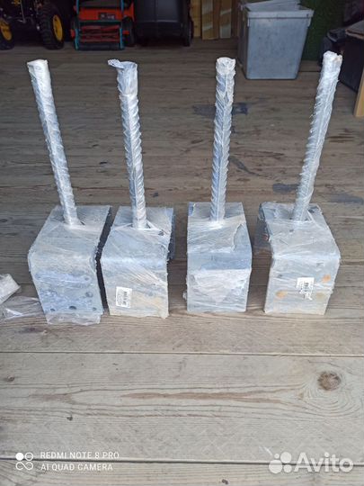 Основание колонны бруса