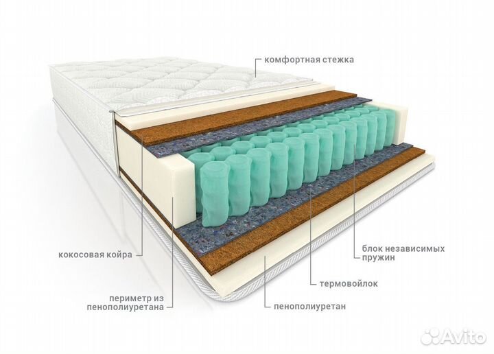 Матрас ортопедический 160х200