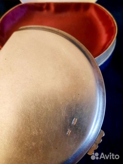 Серебряная пудреница СССР