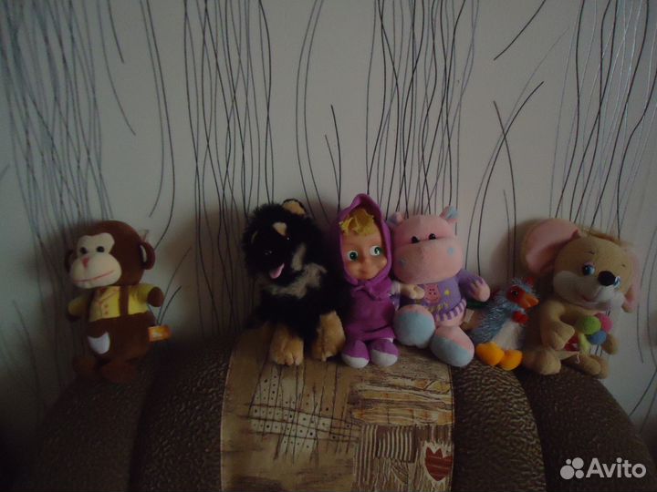 Мягкие игрушки в ассортименте