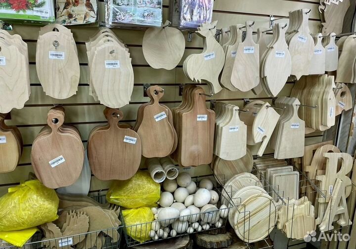 Деревянные заготовки для творчества