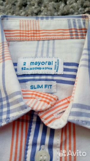 Рубашка новая Mayoral