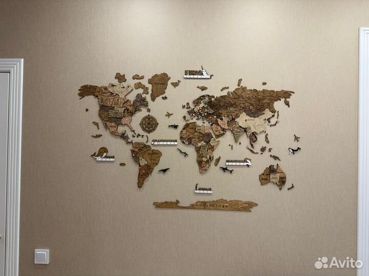 Карты настенные