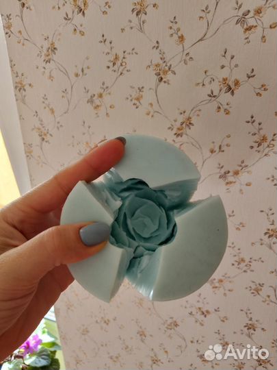 Силиконовая форма пион