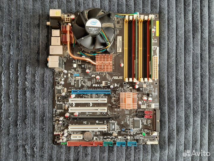 Комплект на Intel Core 2 Quad Q6600 и Asus P5KC