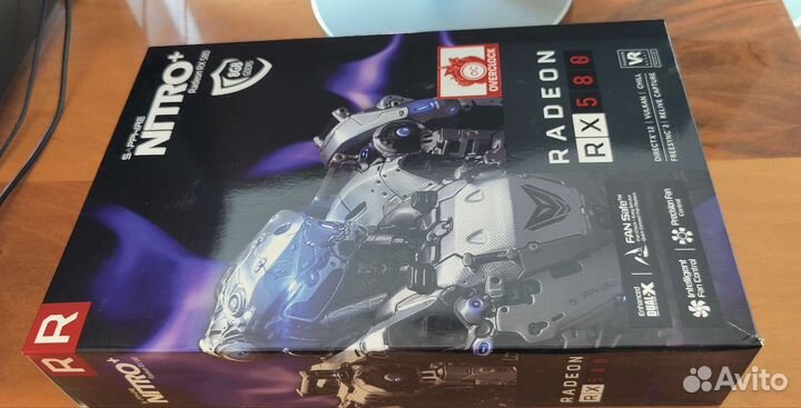 Видеокарта Sapphire RX 580 Nitro+ OC 8gb 256 bit