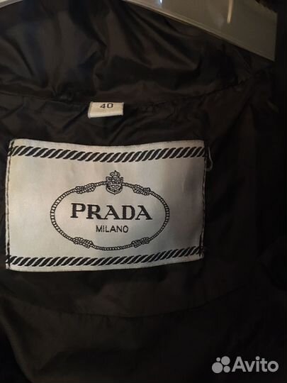 Пуховик женский зимний 40 42 Prada