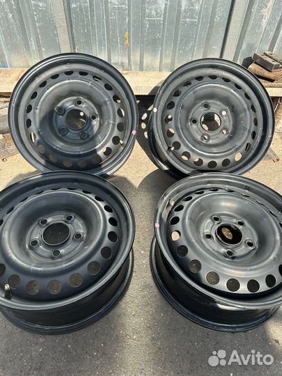 Штампованные диски r15 на kia Hyundai