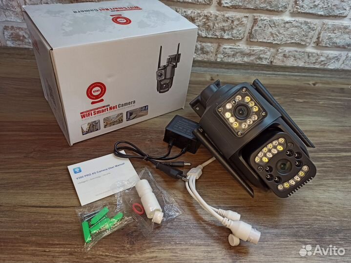 Камера видеонаблюдения 4g с сим картой две камеры
