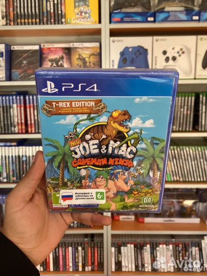 New Joe & Mac: Caveman Ninja - T-Rex Edition PS4