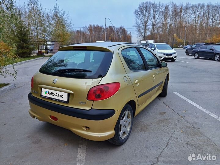 Peugeot 206 1.4 AT, 2004, 174 343 км