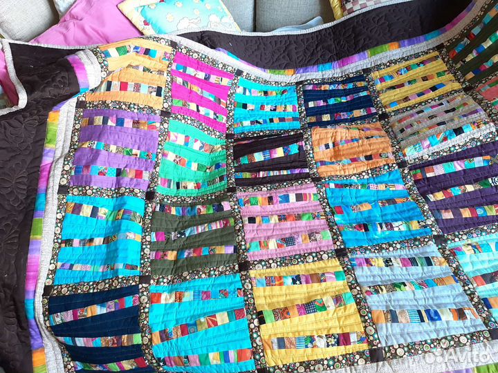 Лоскутное покрывало пэчворк