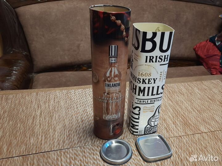 Коробка тубус из-под элитного спиртного