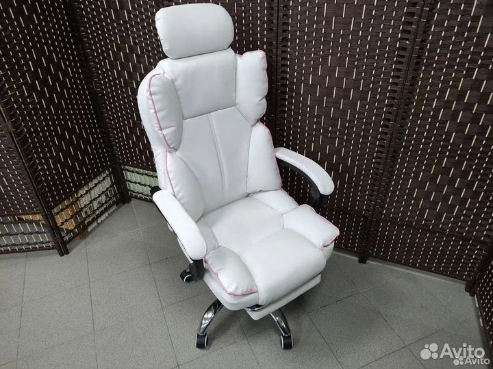 Компьютерное игровое кресло геймерское с массажем