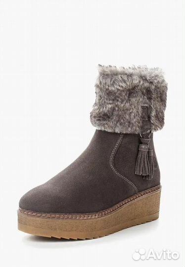 Полусапоги Marco Tozzi 38 р. замша, зима, новые