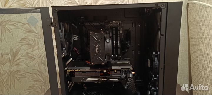 Игровой компьютер в сборе