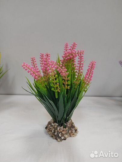 Искусственные растения для аквариума 15см декор