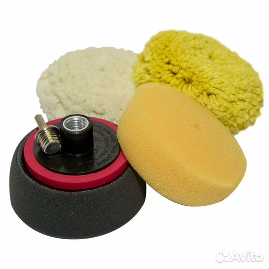 Набор полировальников для обработки лкп (6 эл.)