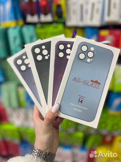 Чехол на iPhone Sapphire lens AG-glass