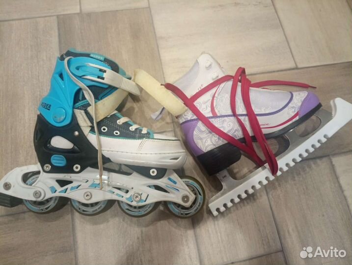 Коньки, ролики