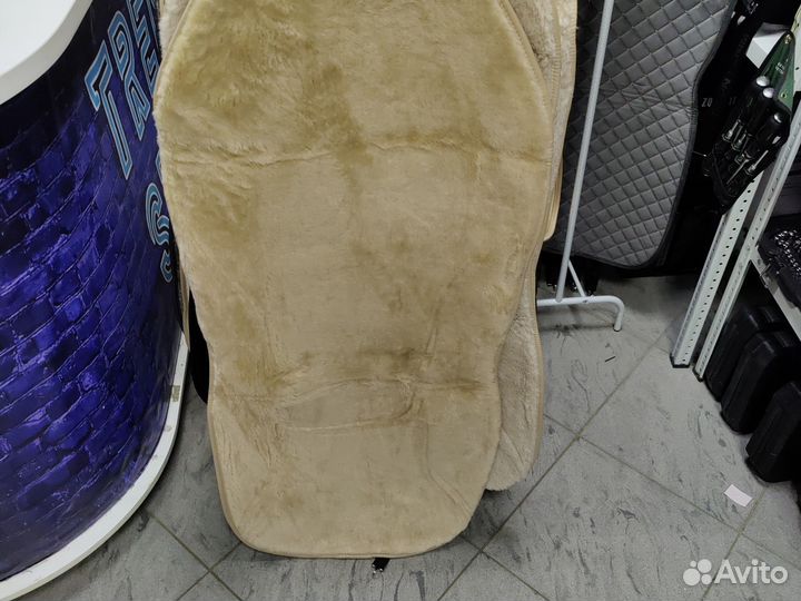 Меховые накидки из шерсти бежевые