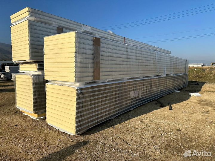 Стеновые сэндвич панели 100мм\ гарантия качества