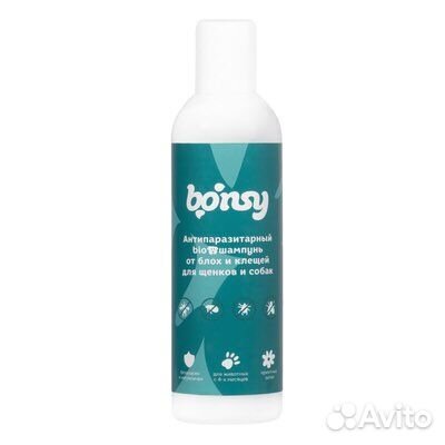 Bonsy антипаразитарный шампунь от блох и клещей