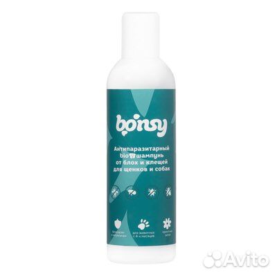 Bonsy антипаразитарный шампунь от блох и клещей