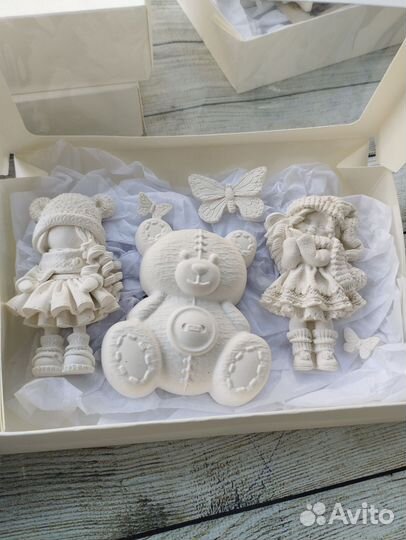 Фигурки для раскрашивания из гипса