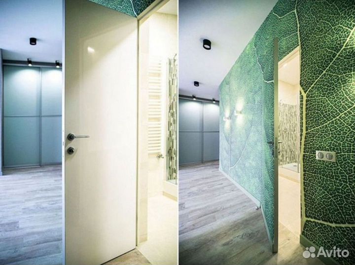 Скрытые двери под отделку