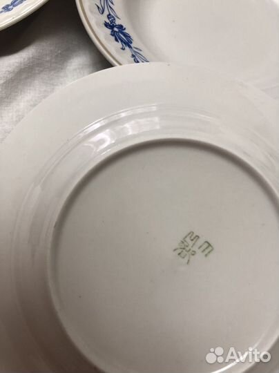 Фарфоровые тарелки зик