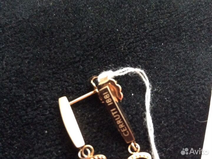Серьги cerruti 1881
