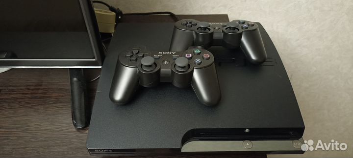 Sony playstation 3 slim PS3 прошитая 50 игр