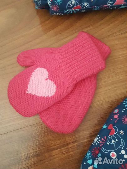 Шапка, варежки Crockid