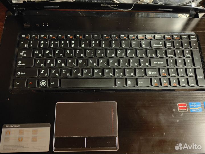Lenovo ideapad G780 G770 разбор