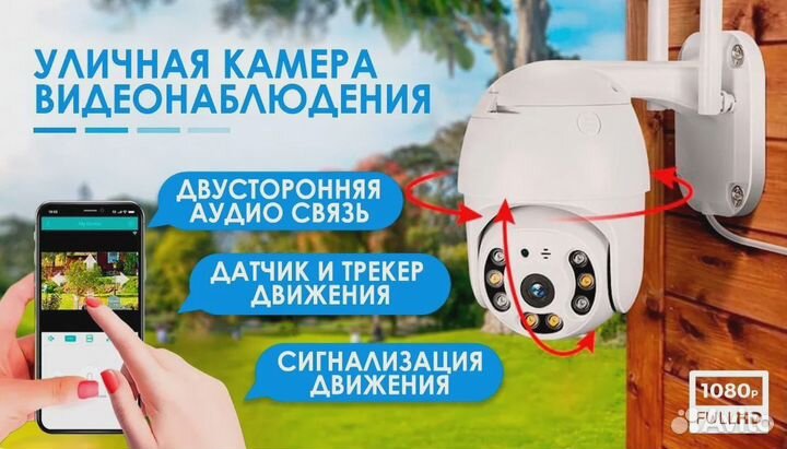 Wifi камера уличная 360 Новая