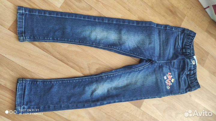 Джинсы и юбочка детские 104
