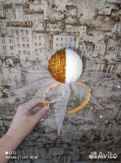 Изготовление новогодних ободков для детей