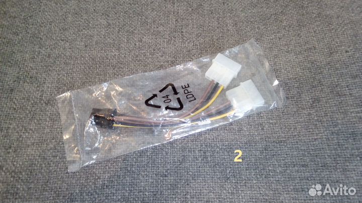 Переходники питания для видеокарты 6-pin