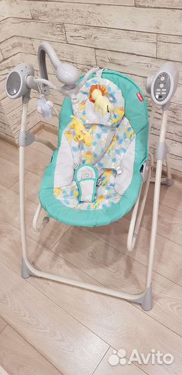 Детские электронные качели carrello nanni 3 в 1