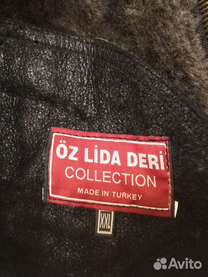 Дубленка мужская теплая XXL