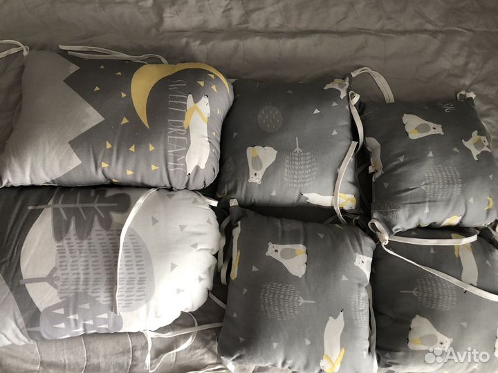 Бортики в детскую кроватку