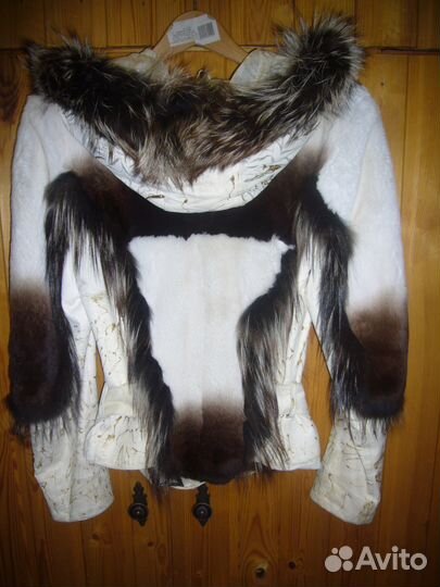 Куртка кожаная с мехом