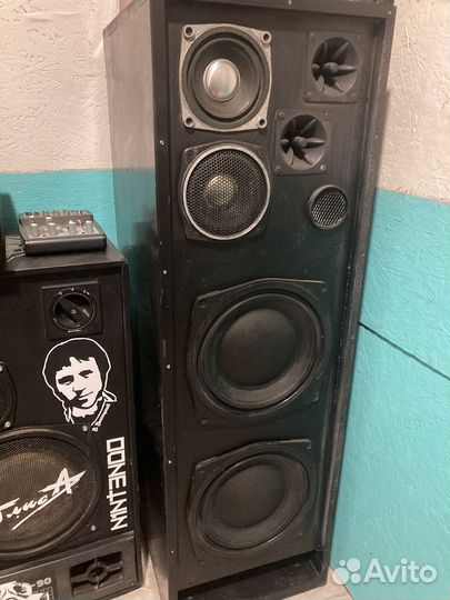 Колонки и усилитель