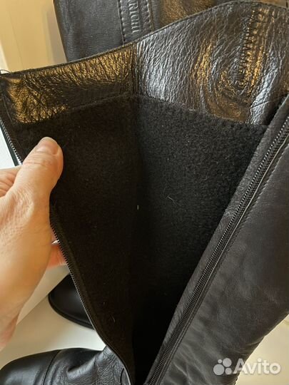 Сапоги женские зимние 38 39 натуральная кожа