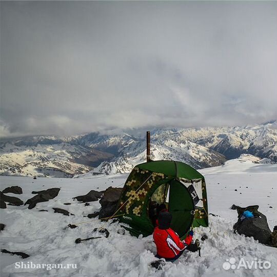 Баня палатка с панорамным окном мб-10 мобиба