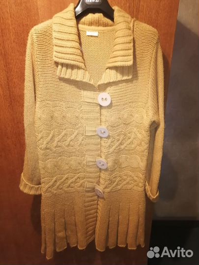 Кардиган женский Горчичный
