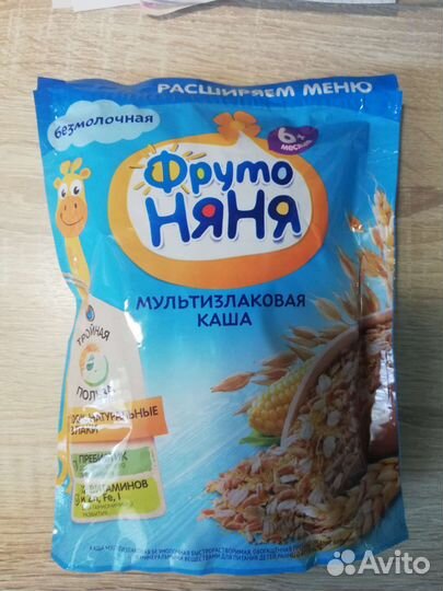 Фруто няня каша безмолочная мультизлаковая