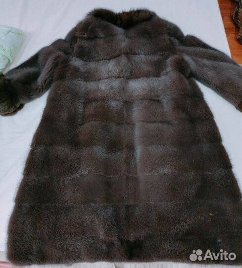 Шуба норковая 42 44 поперечка